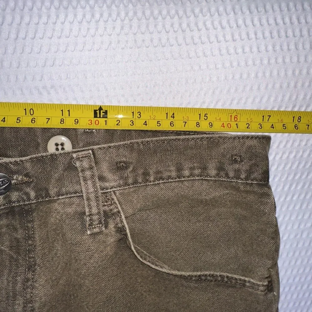 Wrangler Pro Gear Briar Hunting Pants Mens 34x30 Brown Canvas Brush Guard